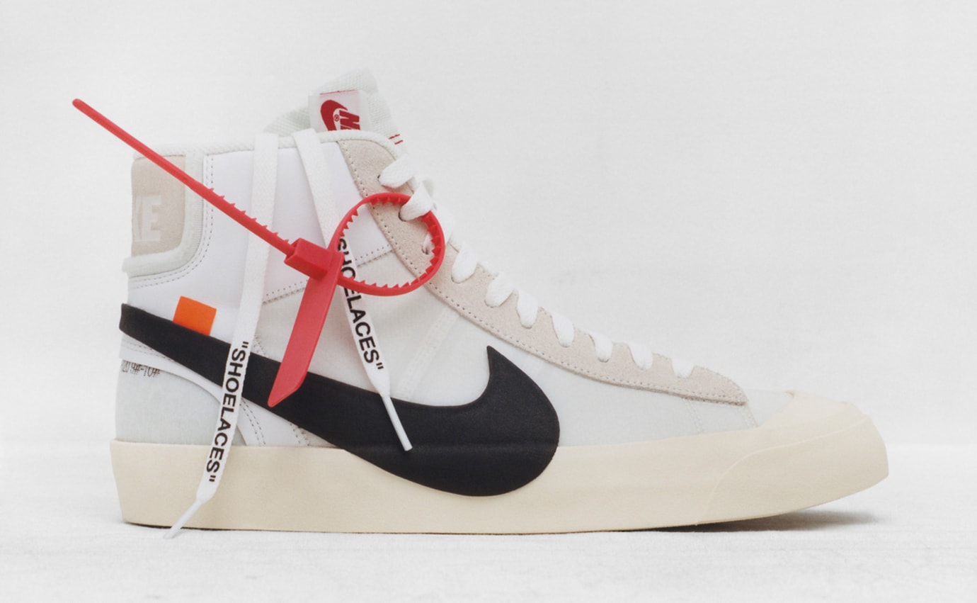 nike high top off white