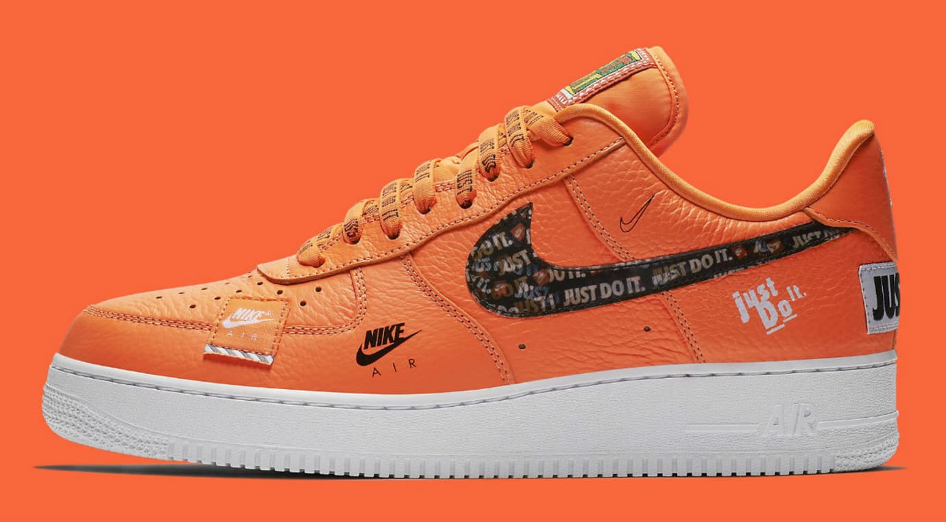 Nike Air Force 1 Low Just Do It Orange Release Date AR7719-800 ...