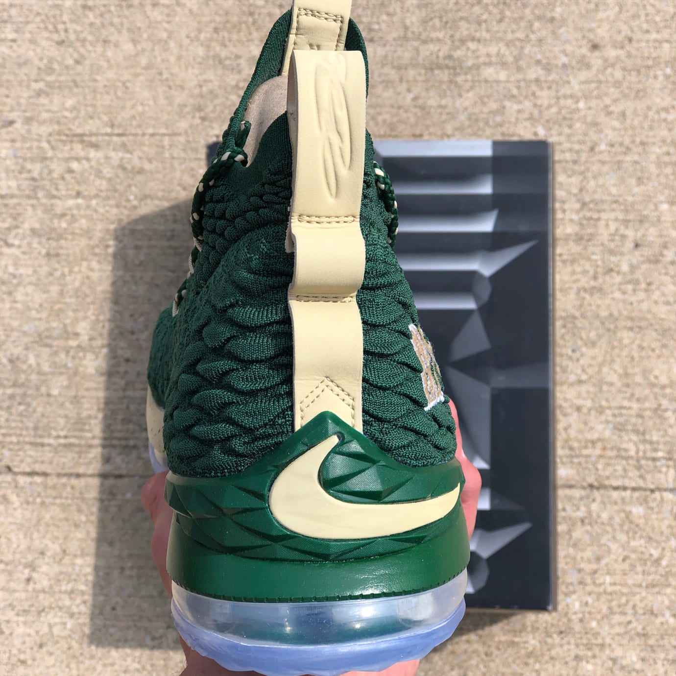 green lebron 15