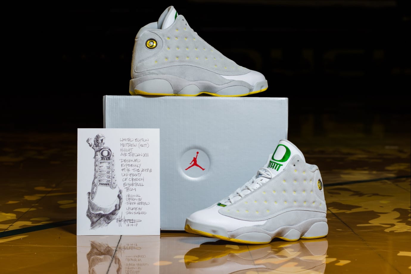 jordan 13 oregon ducks