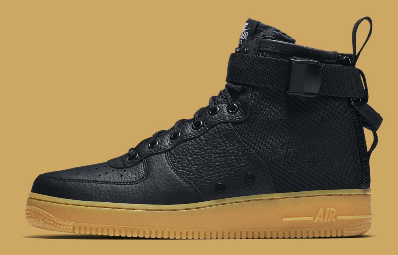 nike sf air force 1 mid black gum