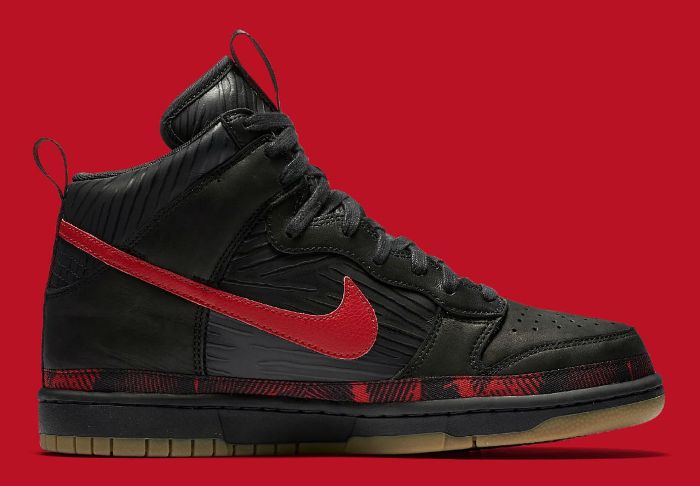 Nike N7 Dunk High Black Red Release 