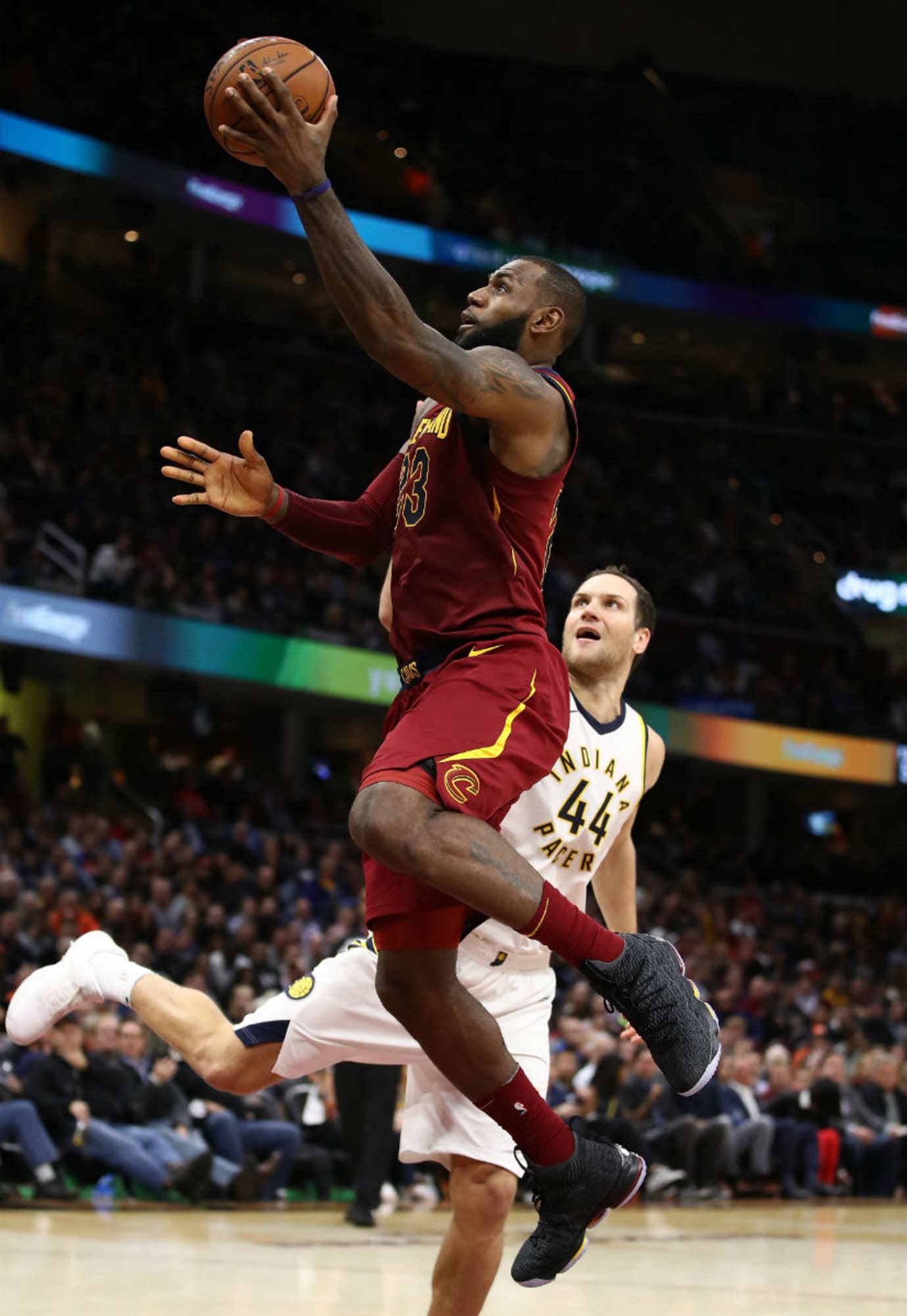 Lebron wearing lebron 15 on sale