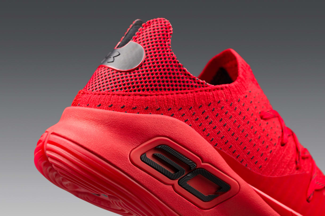 steph curry all red shoes