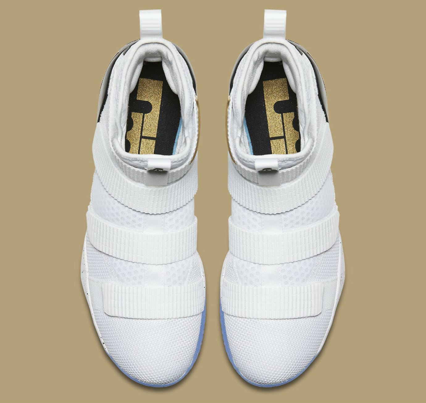 lebron soldier white and gold