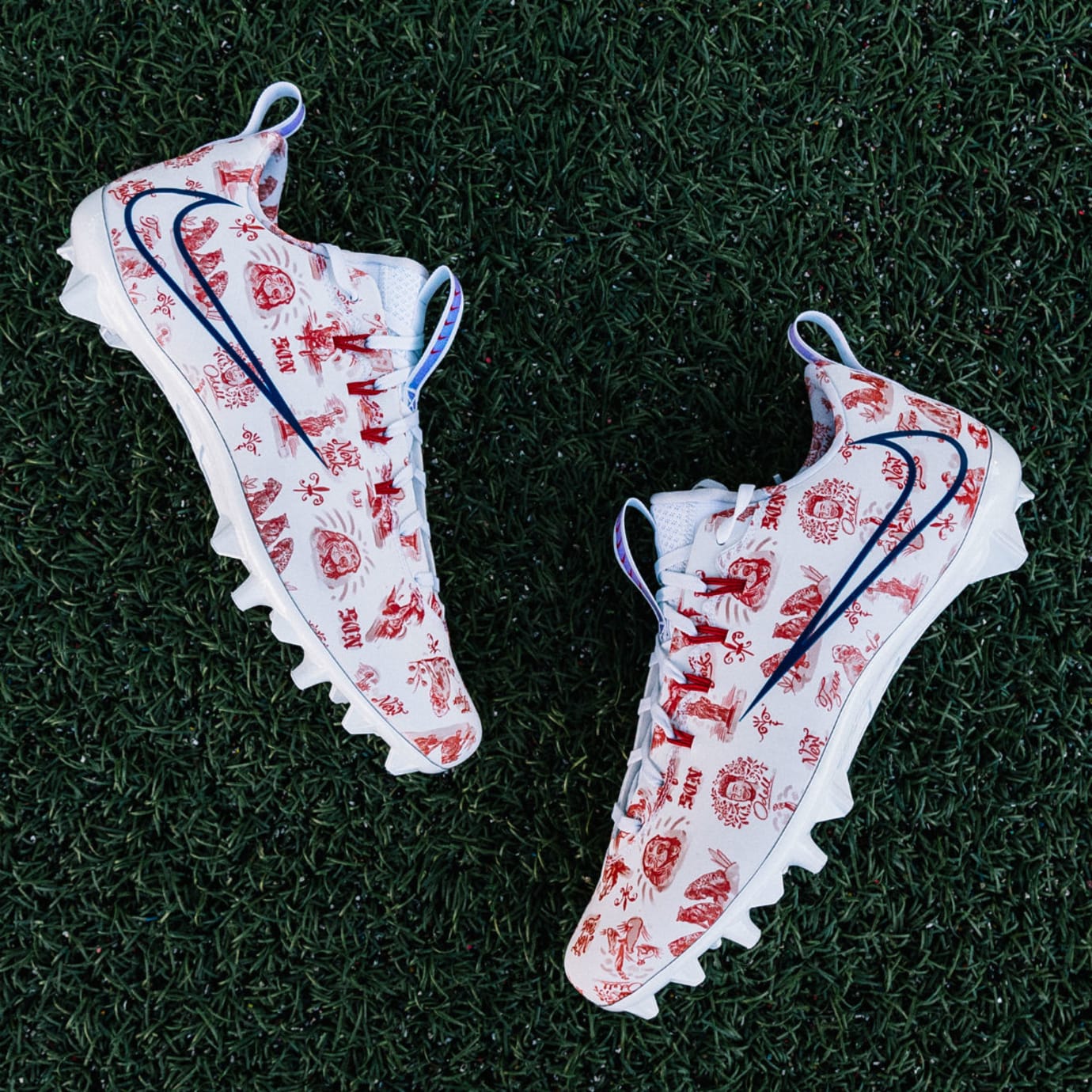 nike vapor untouchable cleats all white