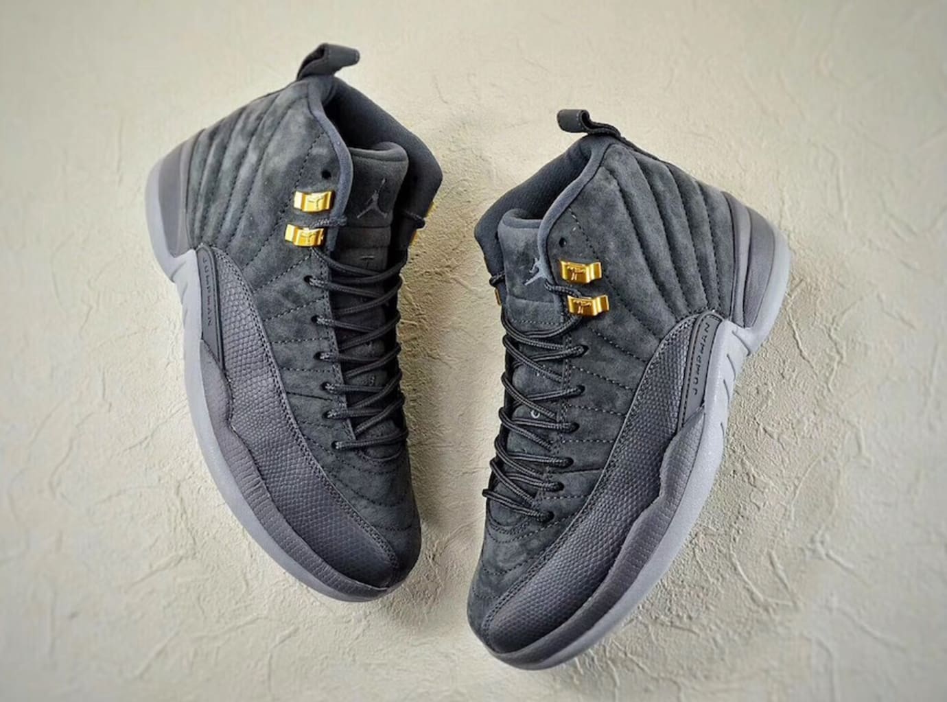 jordan 12 suede grey