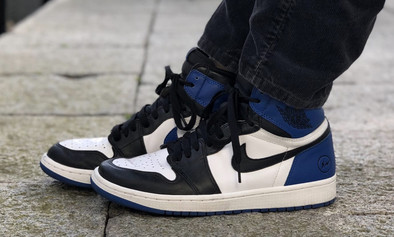 fragment jordan 1 on feet