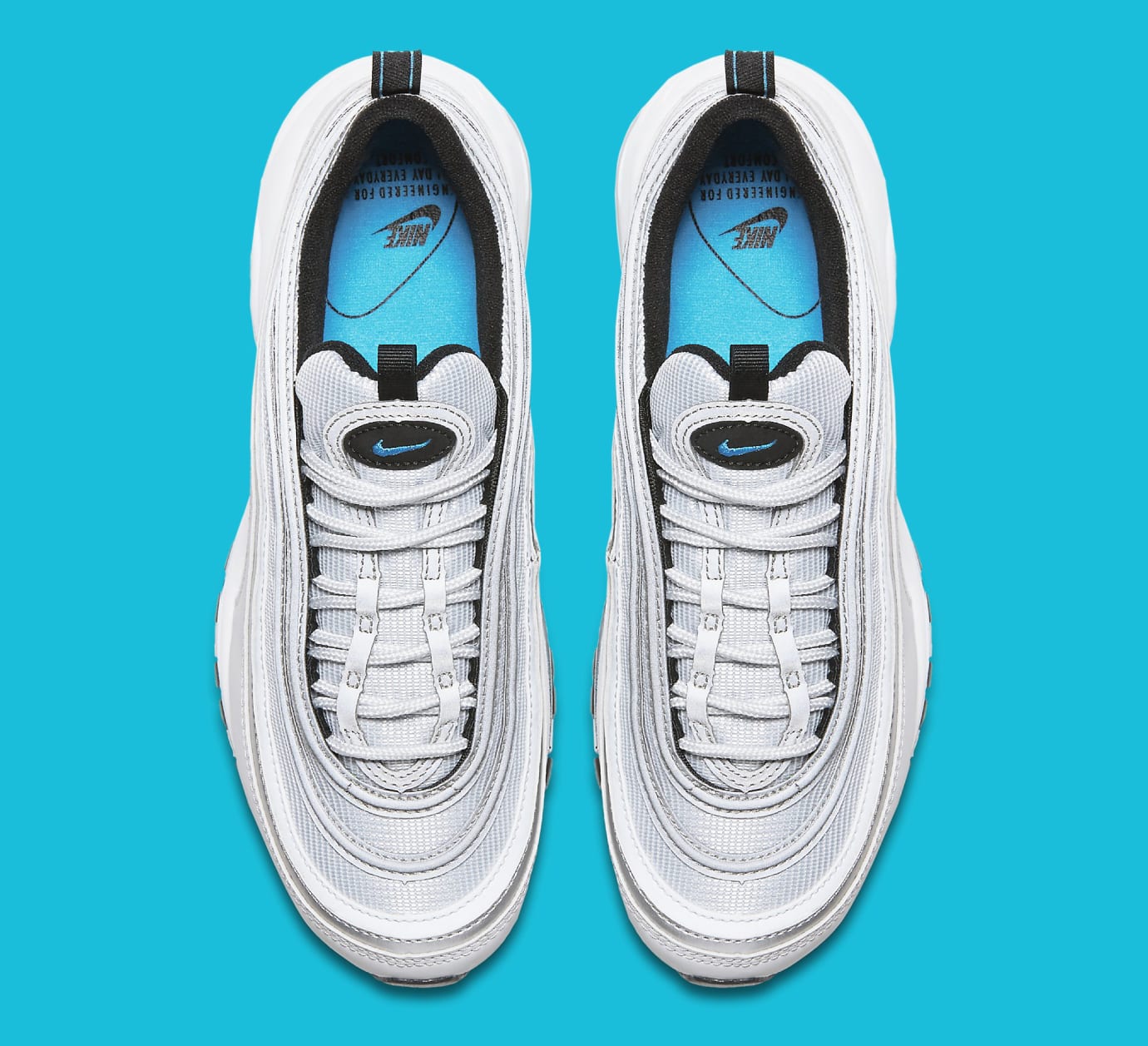 air max 97 silver blue
