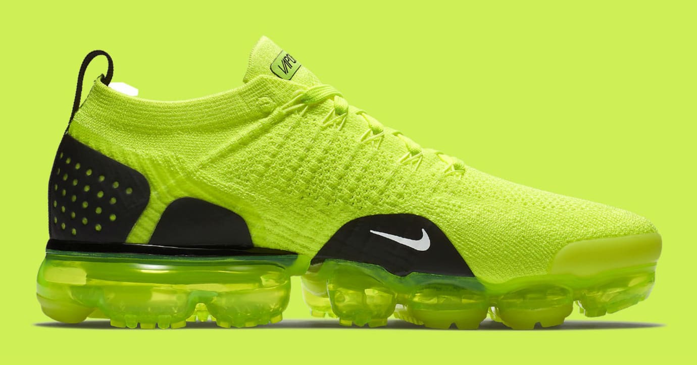 nike air vapormax lime green