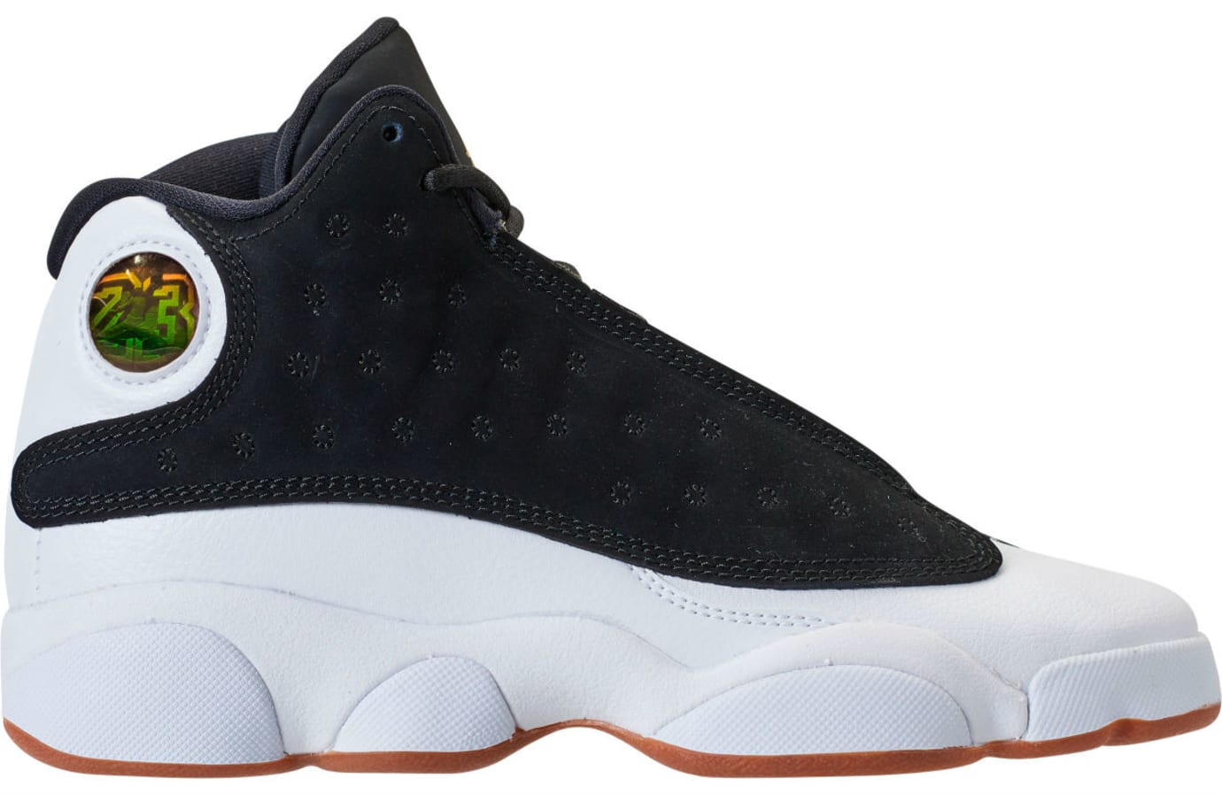 Girl jordans black and gold