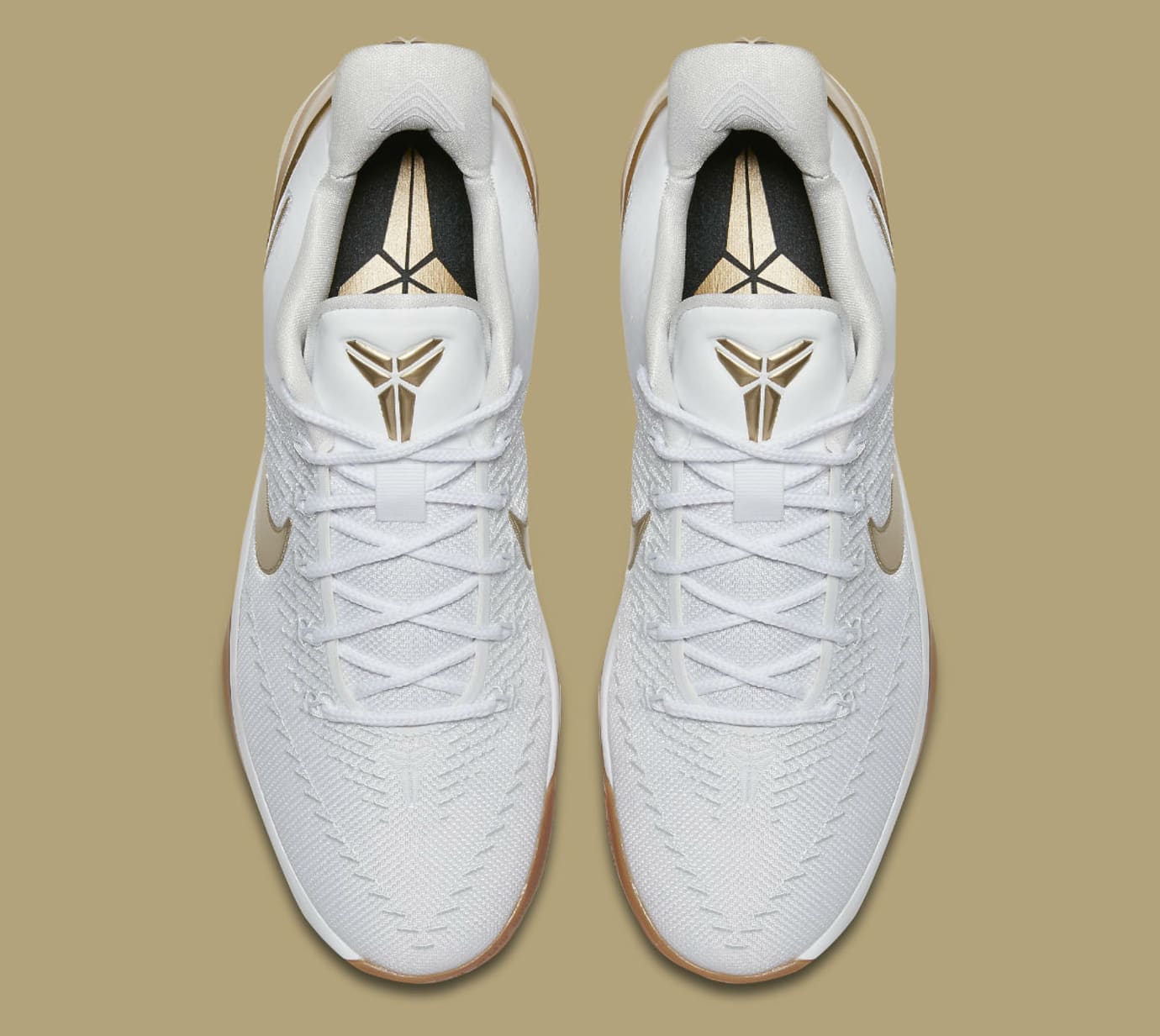 nike kobe white and gold