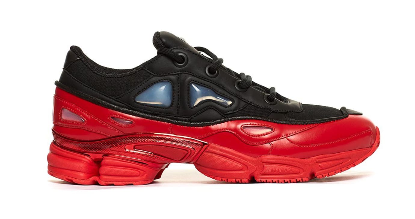 Raf simons adidas red and black clearance