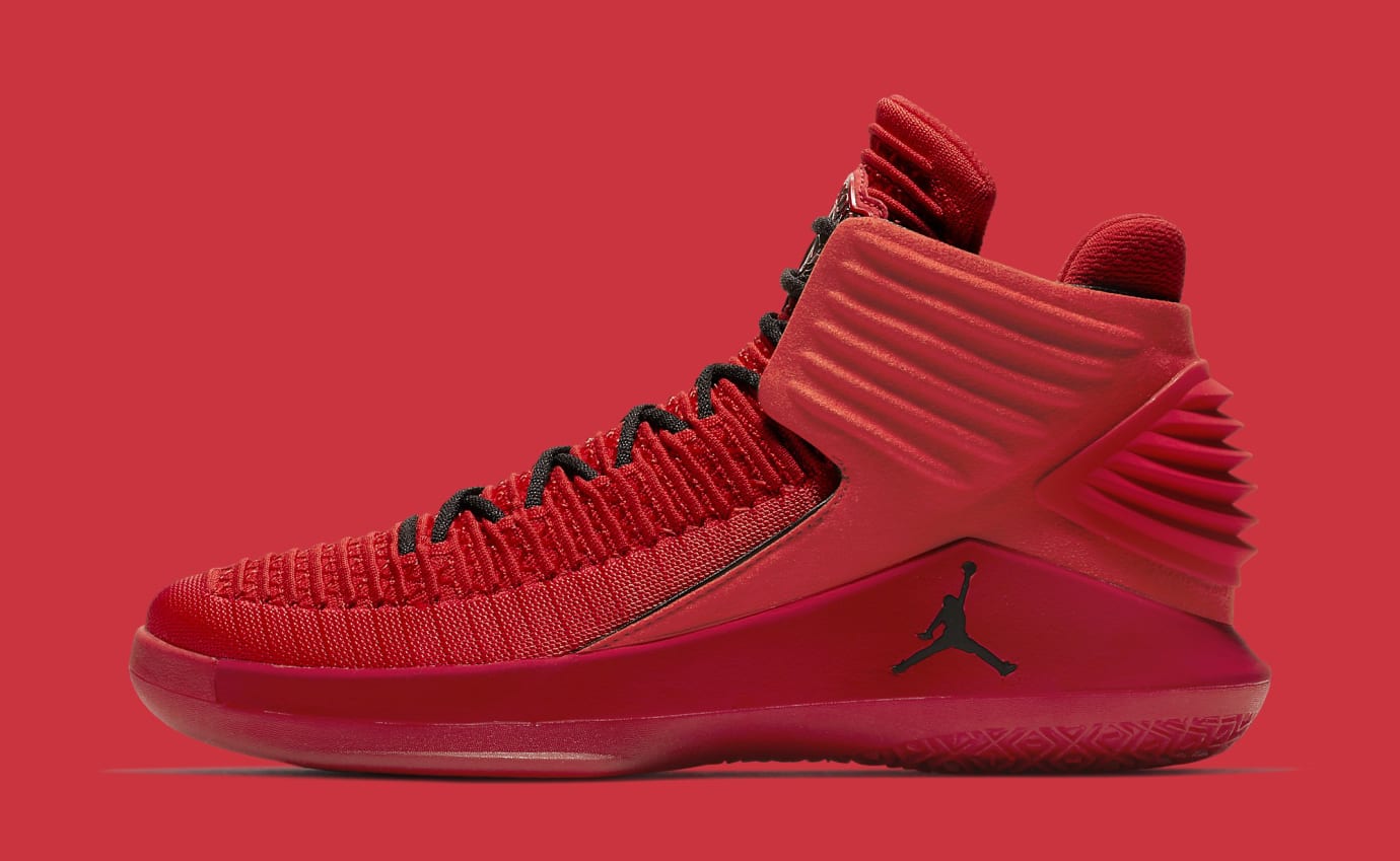 all red jordan 32
