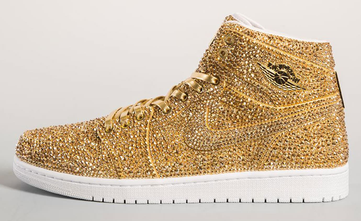 blinged out jordan 1