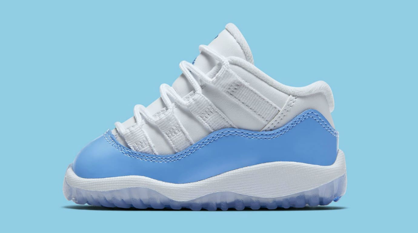 Air Jordan 11 Low Unc University Blue Release Date 5285 106 Sole Collector