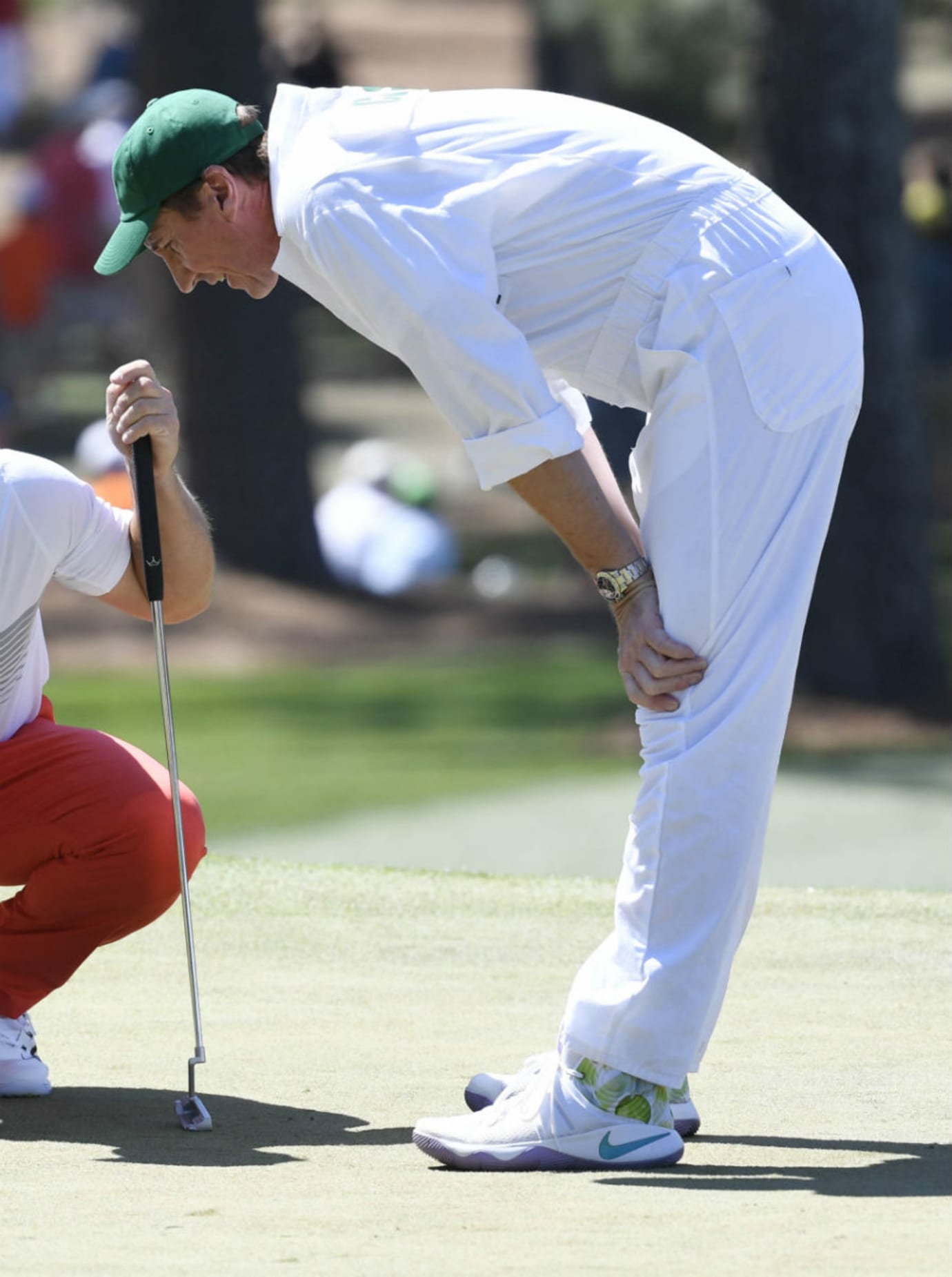 Golf Caddie John Mclaren Wears Air Jordans And Other Nike Sneakers