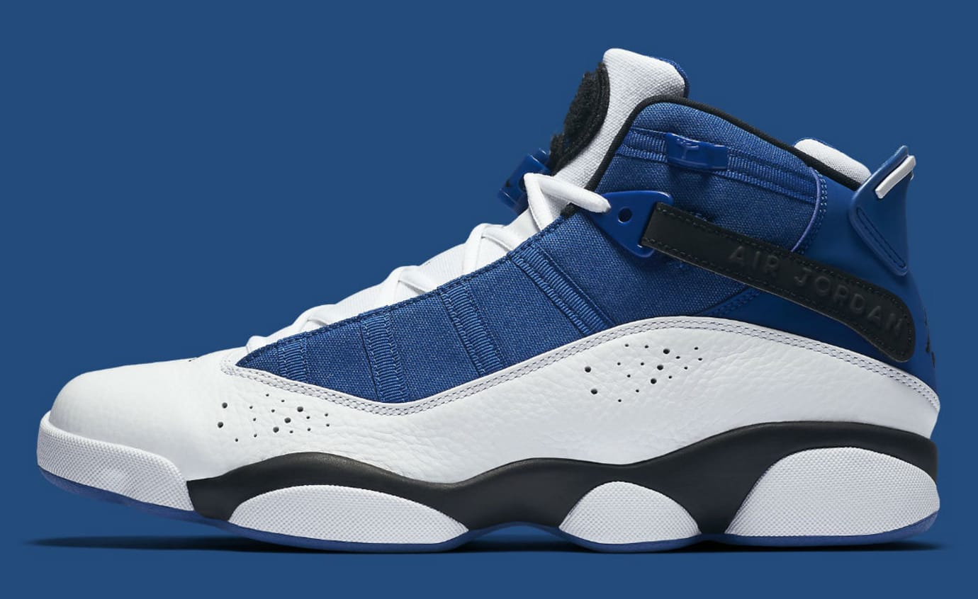 jordan six rings white and blue