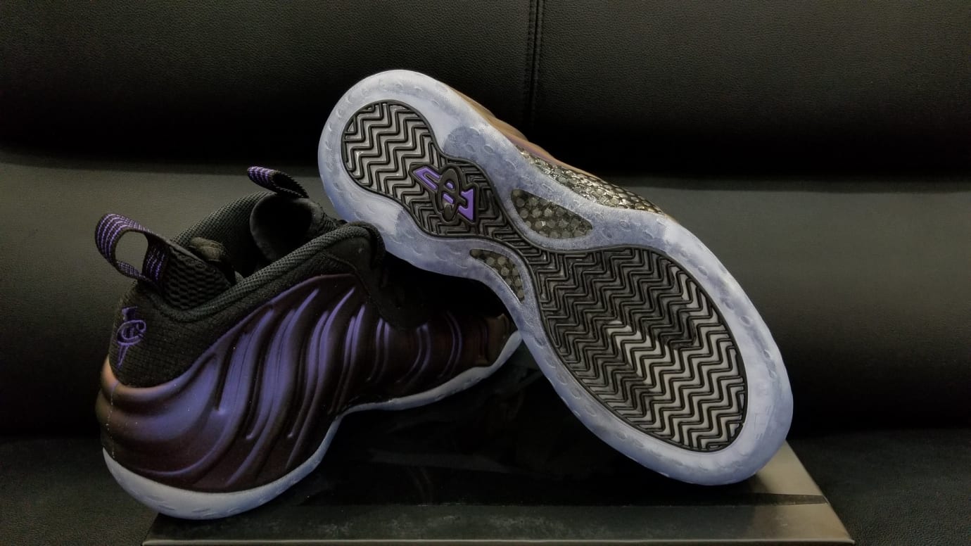 nike foamposite eggplant