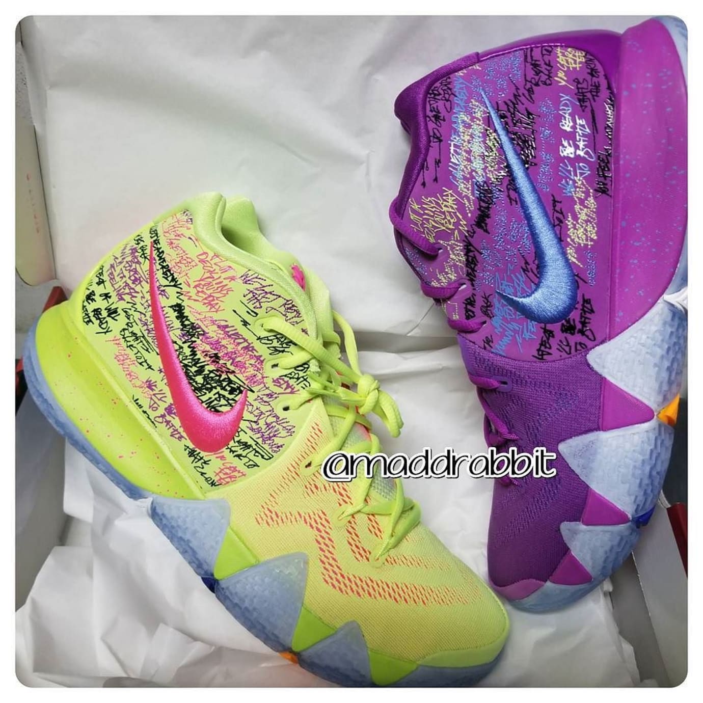 kyrie purple and yellow