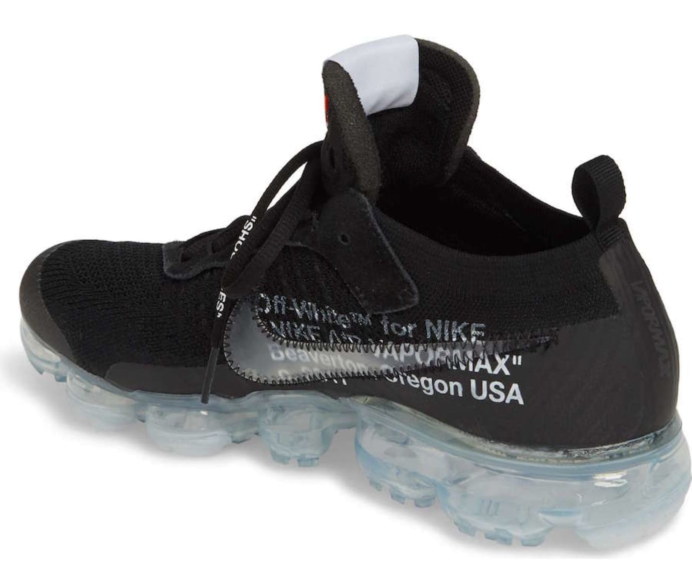 Off-White x Nike Air VaporMax Black Release Date AA3831-002 Back