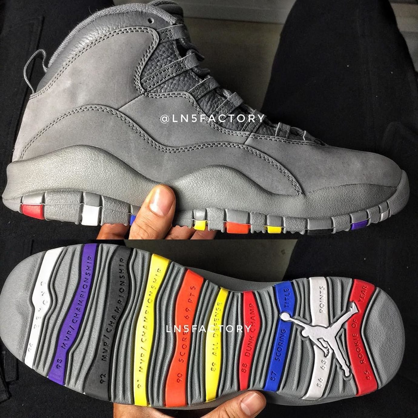 retro jordan 10 cool grey