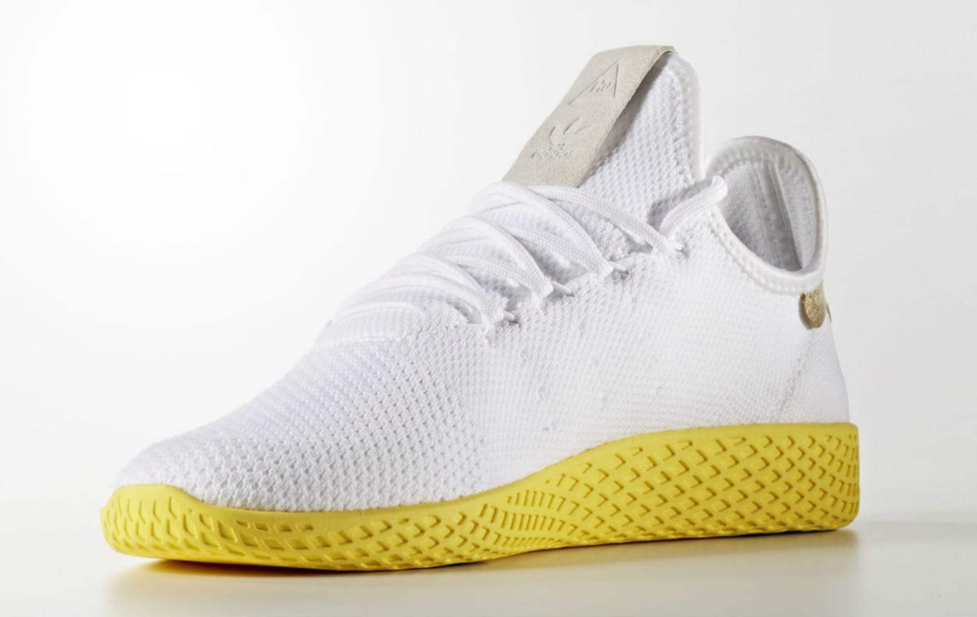 Pharrell x Adidas Tennis Hu White Yellow Release Date Medial BY2674