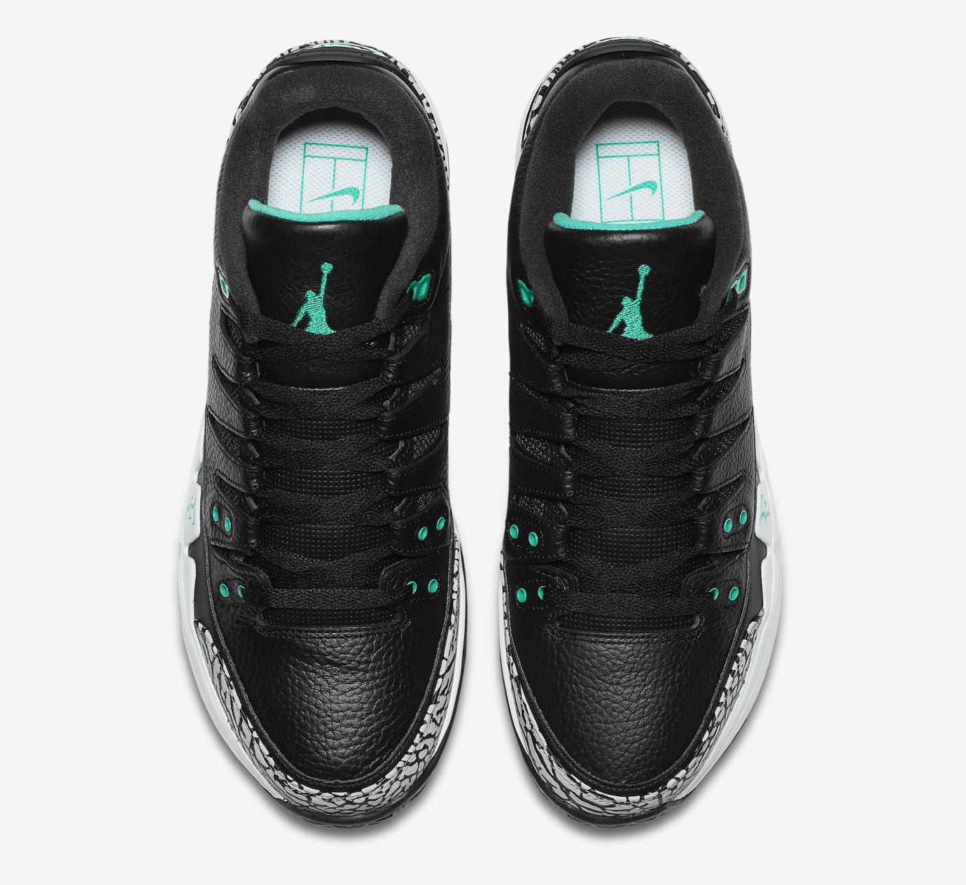 Nike Zoom Vapor Air Jordan 3 Atmos Black Jade 709998-031 Release Nike Zoom Vapor Air Jordan 3 Atmos Black Jade 709998-031 Release