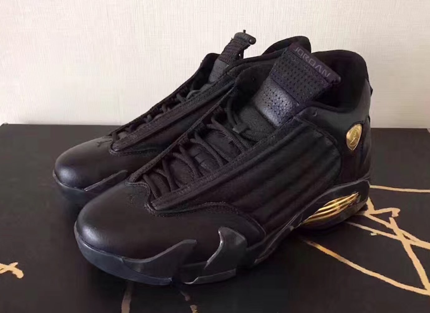 Black & gold 14s Clearance