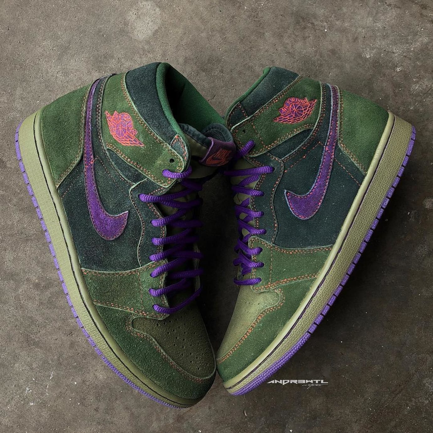Air Jordan 1 Skunk Custom Andrew Lewis Sole Collector