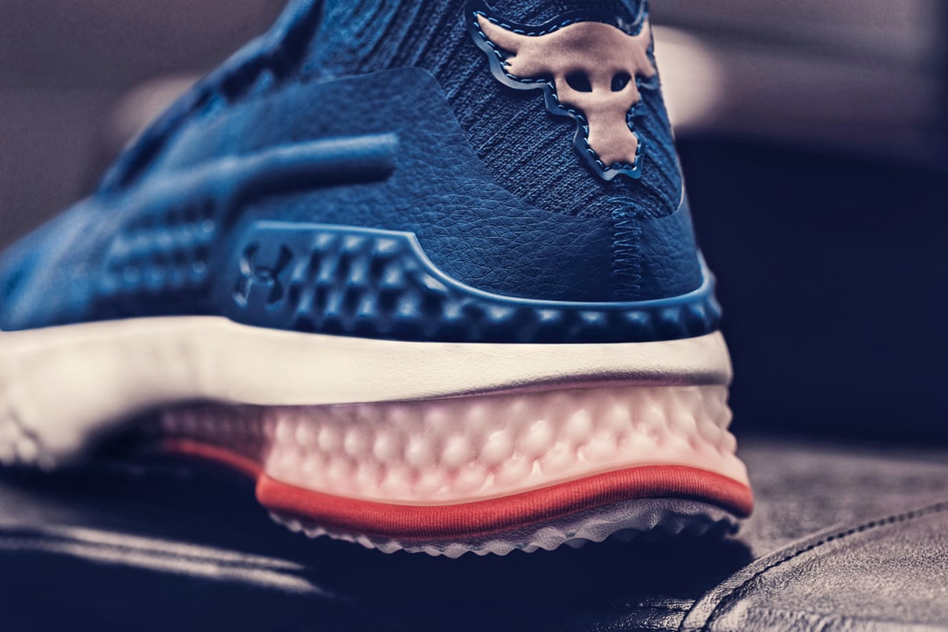 Under armour project rock 1 deals blue white red