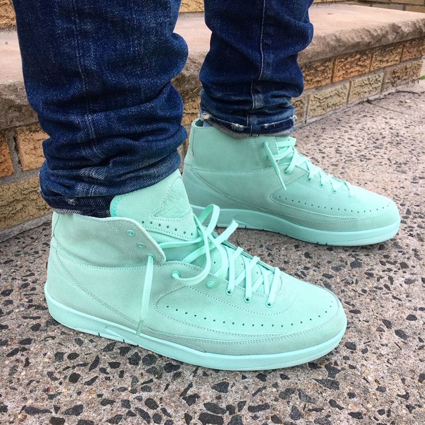 jordan 2 decon on feet