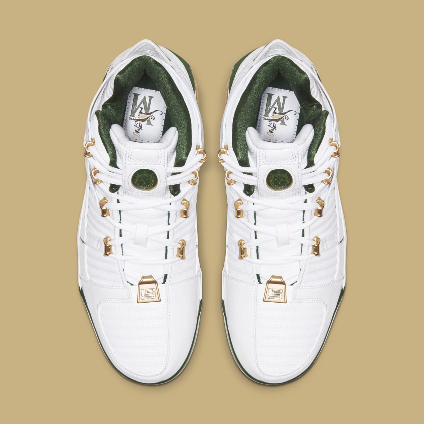nike zoom lebron 3 white gold