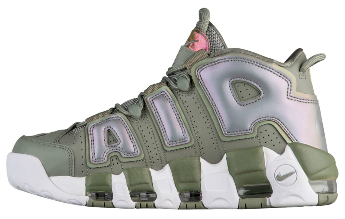 Nike Air More Uptempo Women's Dark Stucco Release Date Medial 917593-001