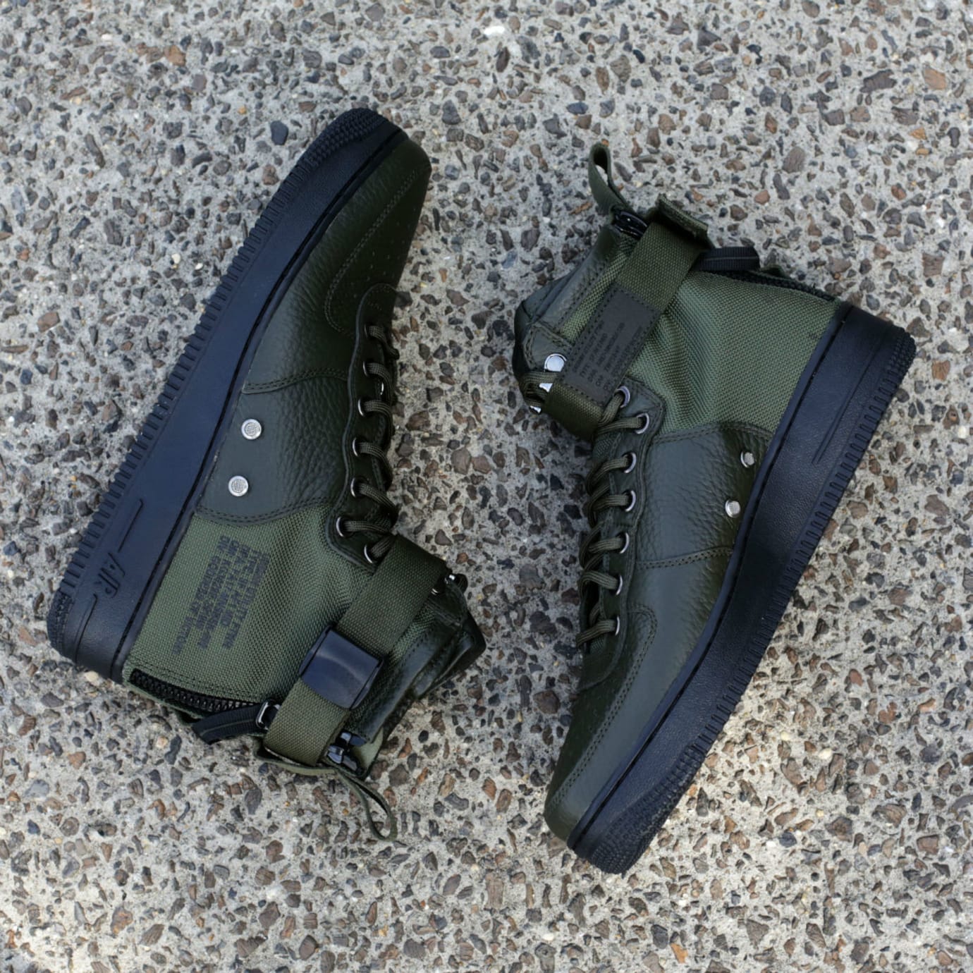 nike sf air force 1 mid green