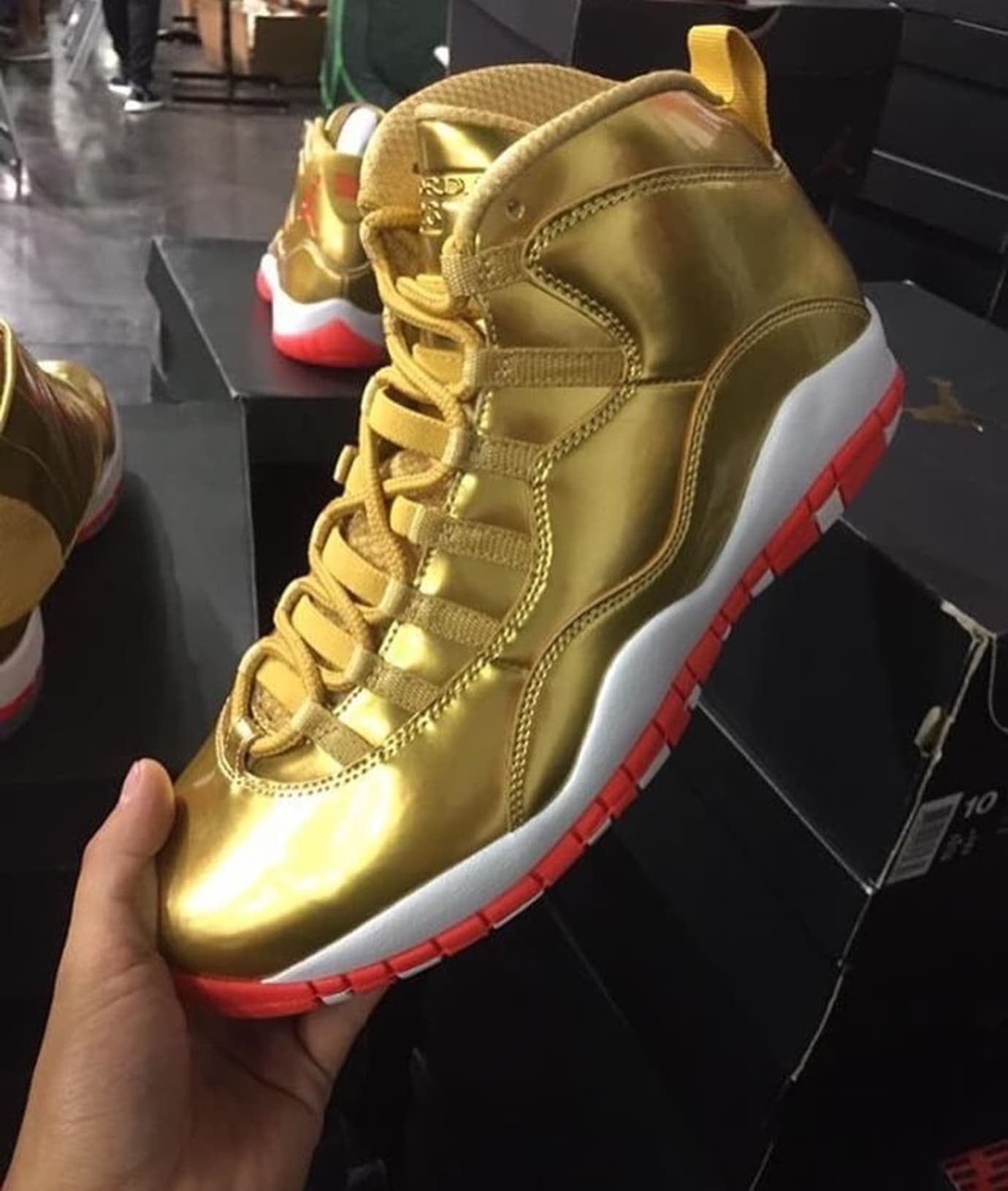 jordan 10 gold