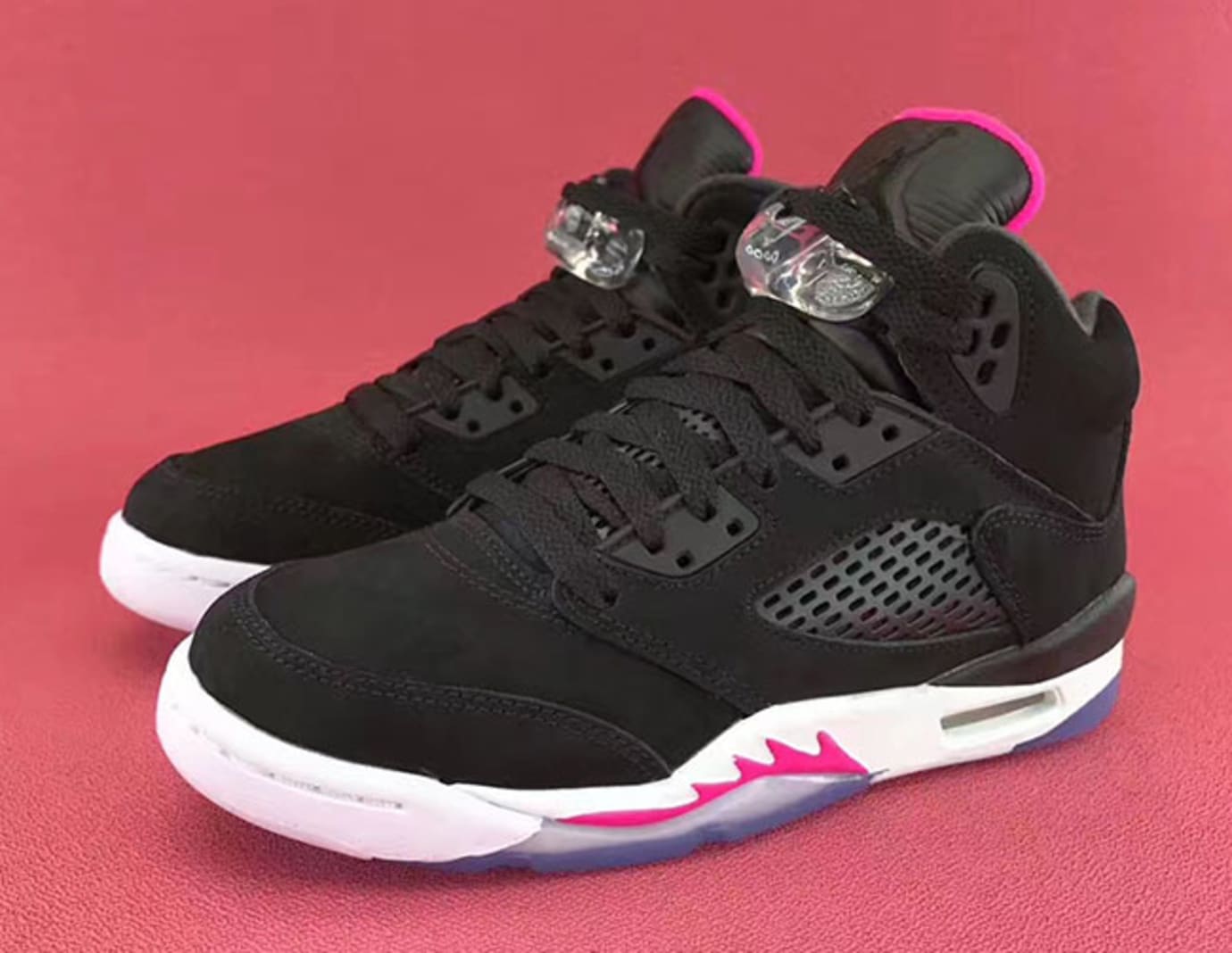 jordan 5 pink and white