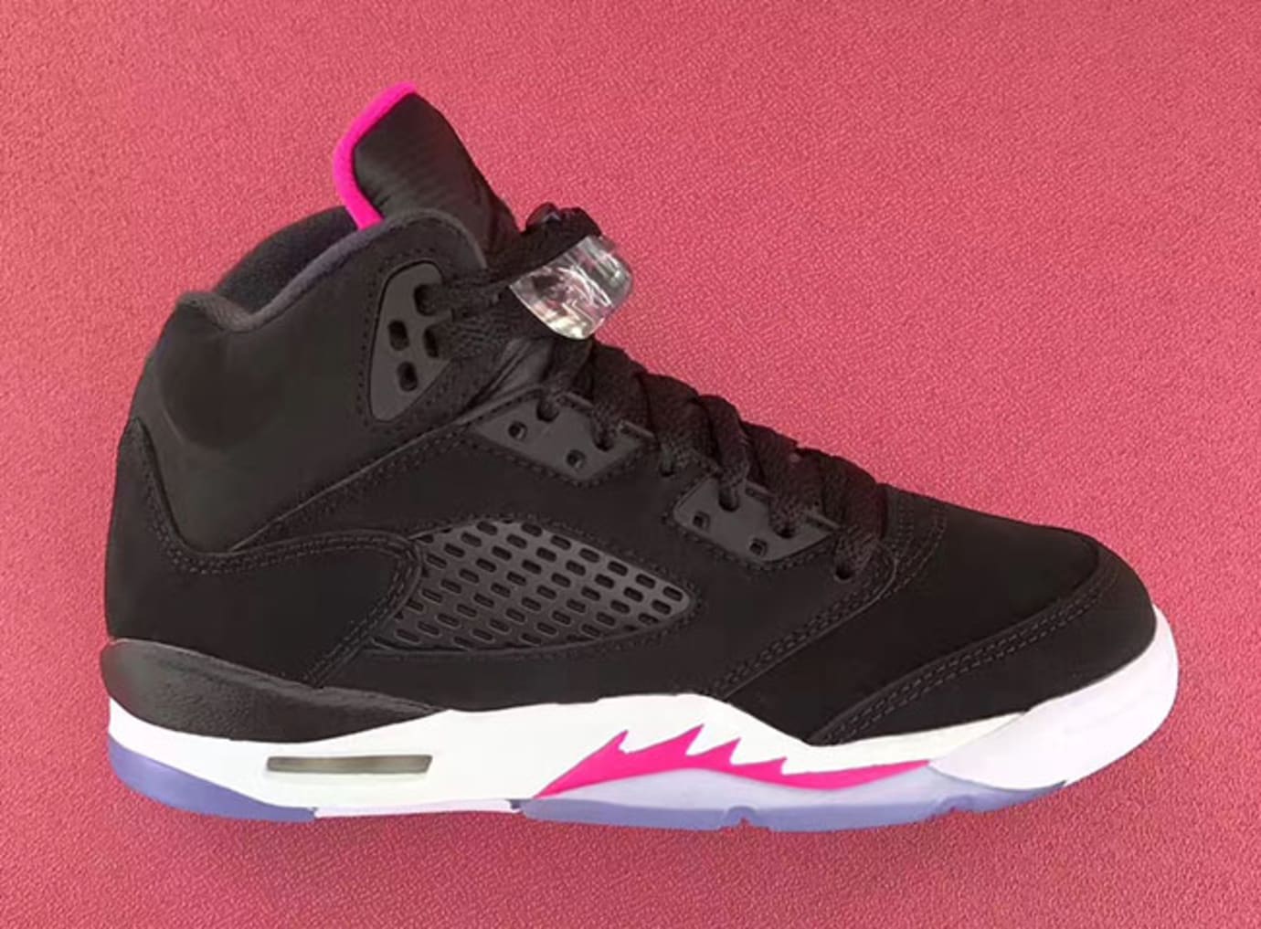 black and pink jordan 5s