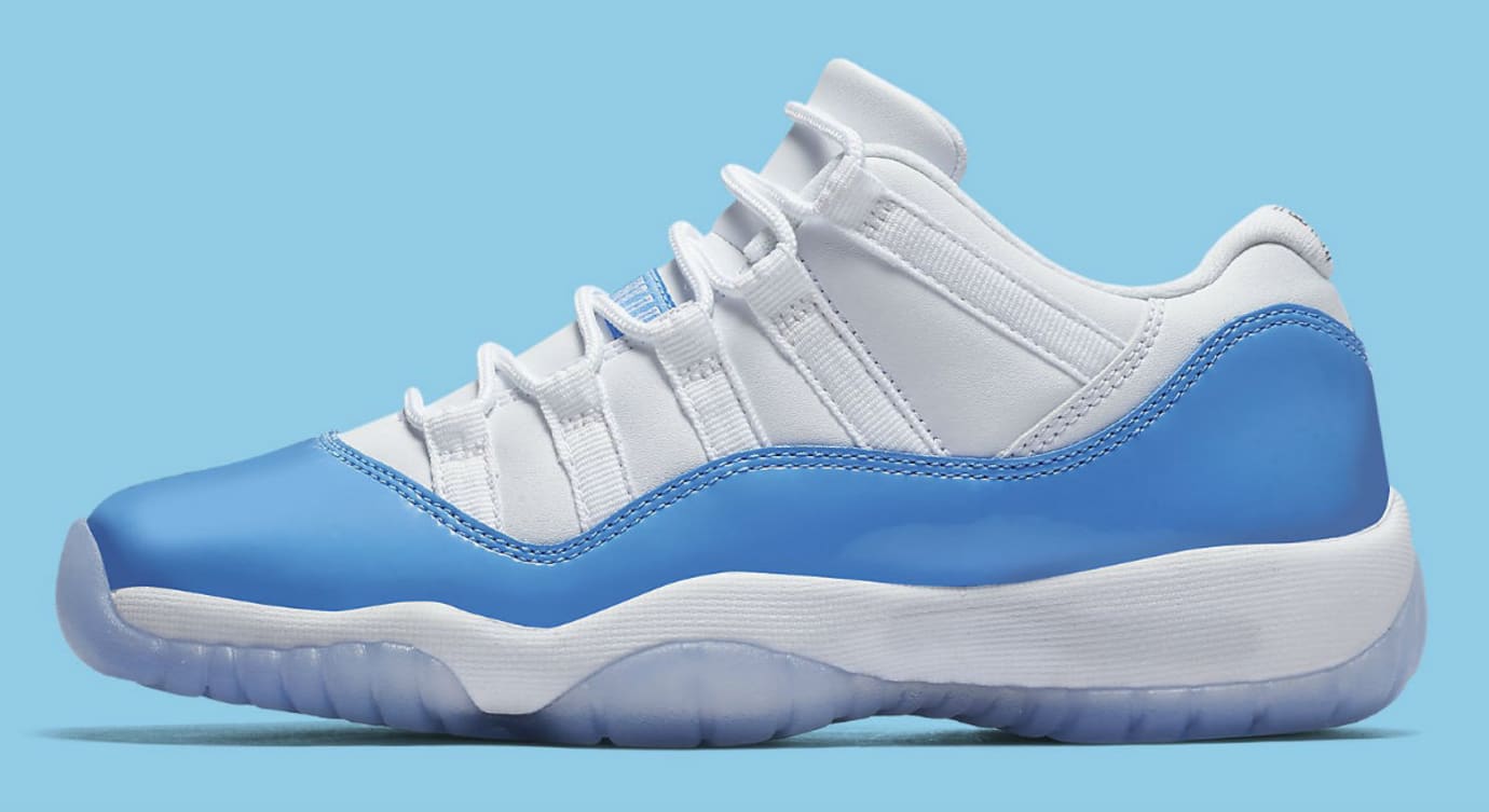 Air Jordan 11 Low Unc University Blue Release Date 5285 106 Sole Collector