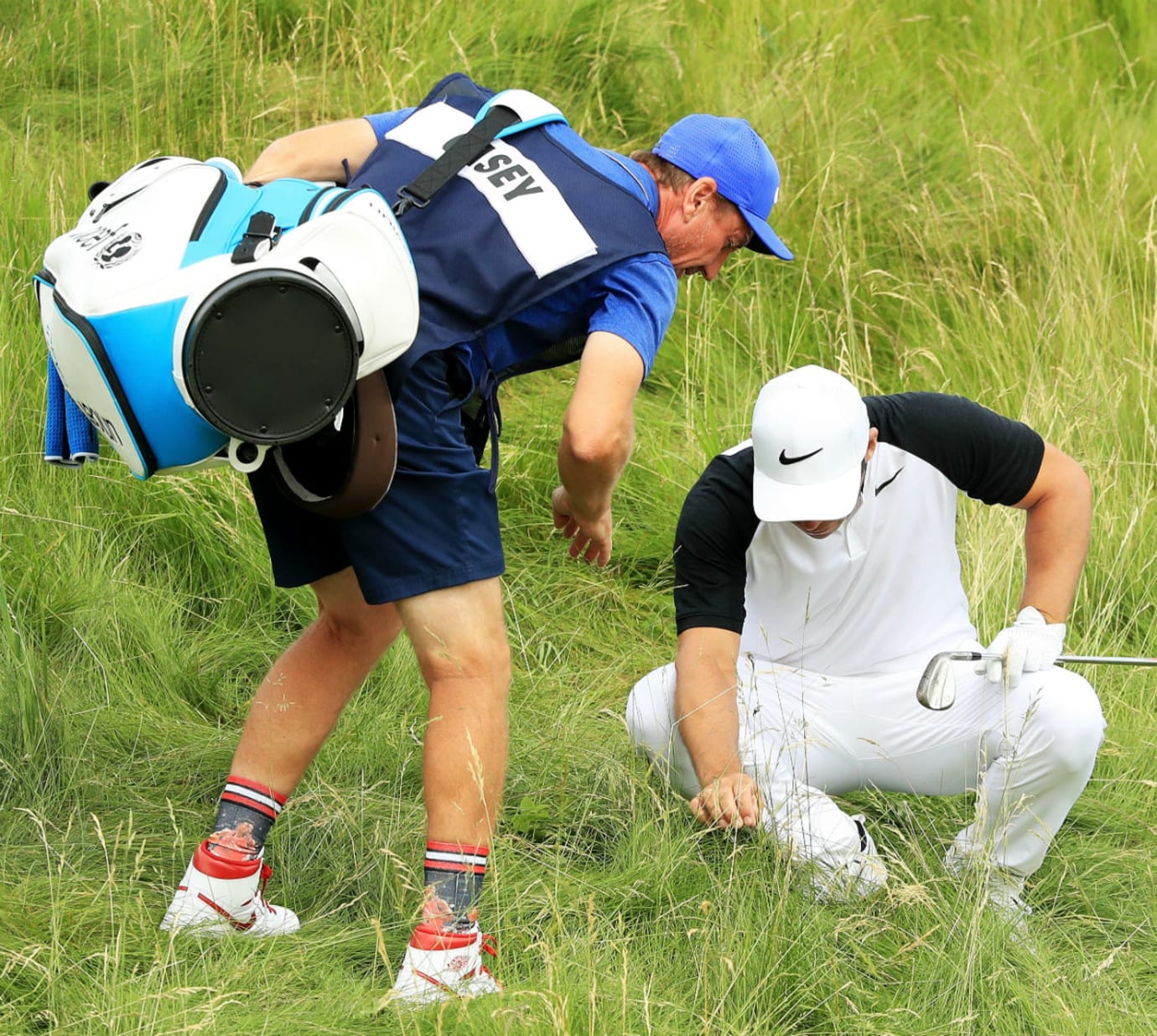 Golf Caddie John Mclaren Wears Air Jordans And Other Nike