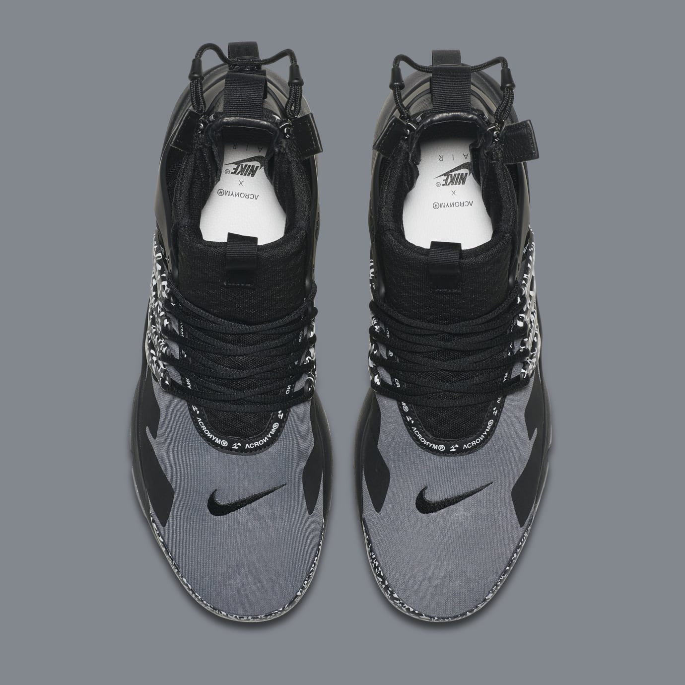 black and grey prestos