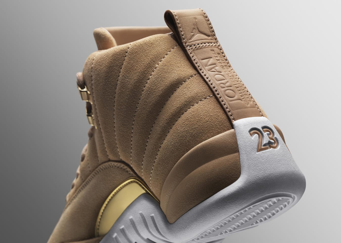 tan nike jordans