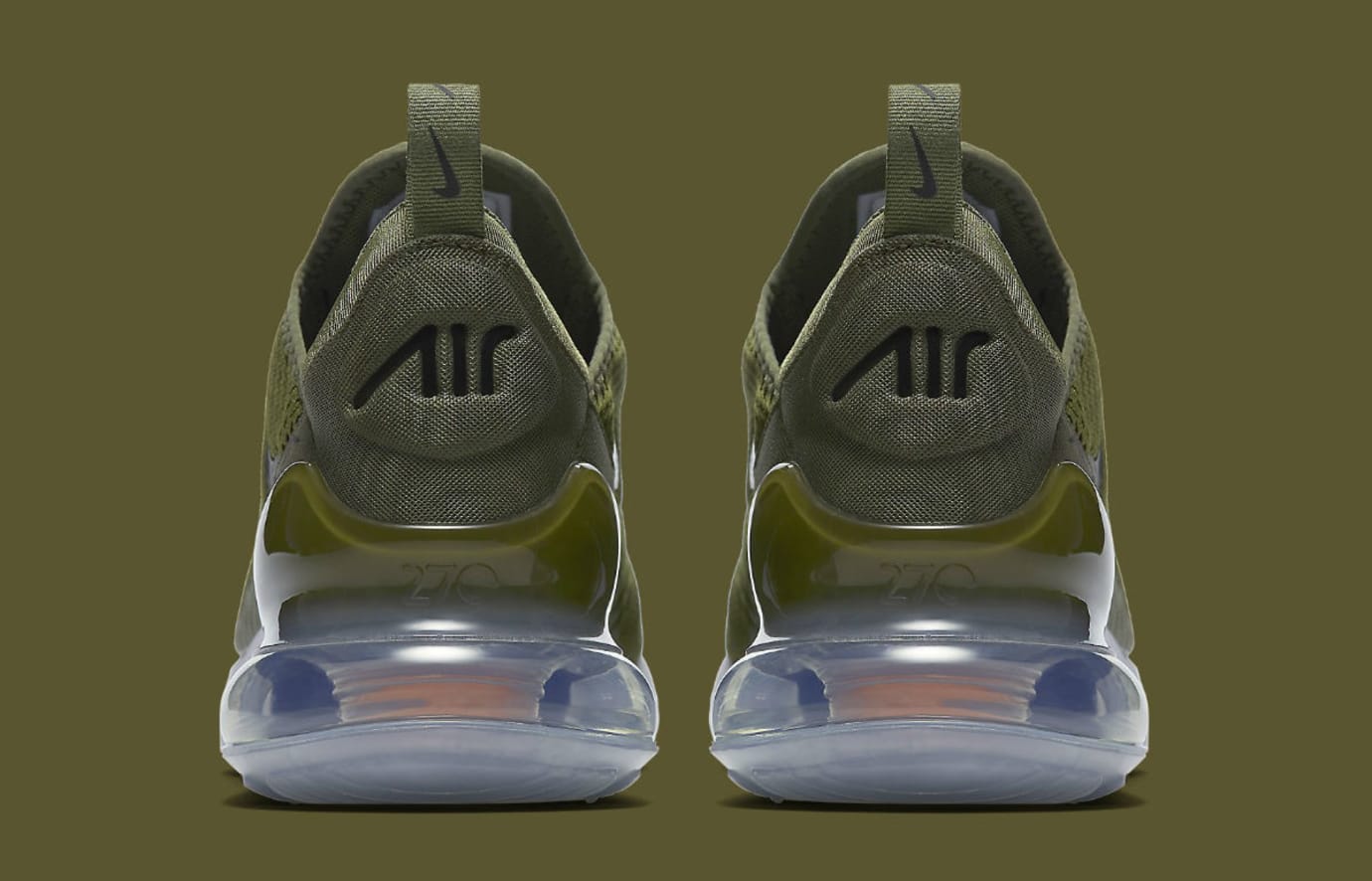 Nike Air Max 270 Olive Release Date AH8050-201 Heel