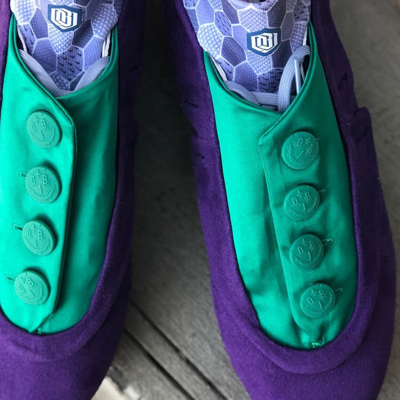 A Detailed Look At Obj S Joker Inspired Pe Cleats Sole Collector