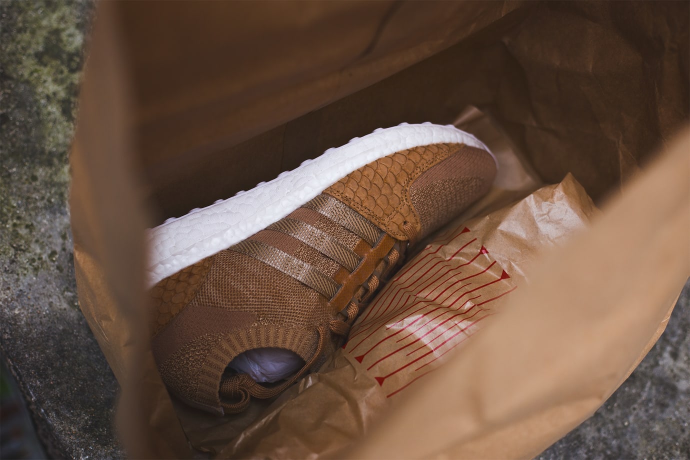 adidas brown bag