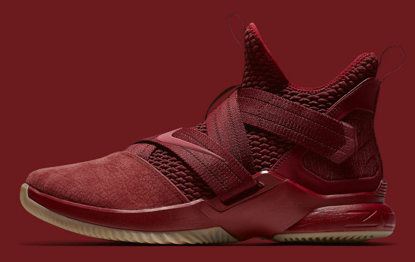 lebron soldier 12 red gum