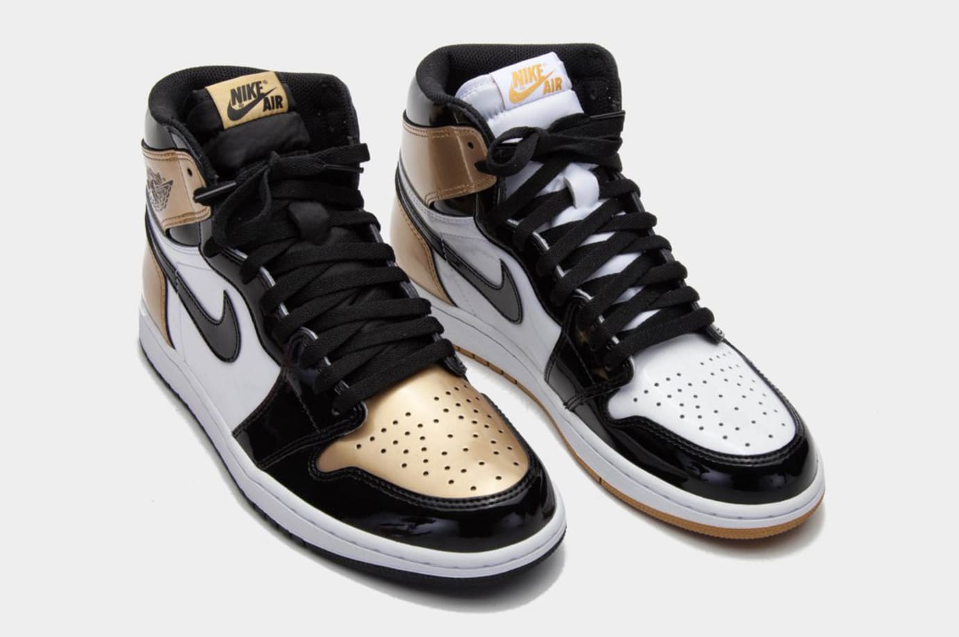 Gold Air Jordan 1 Top Three Sole Collector