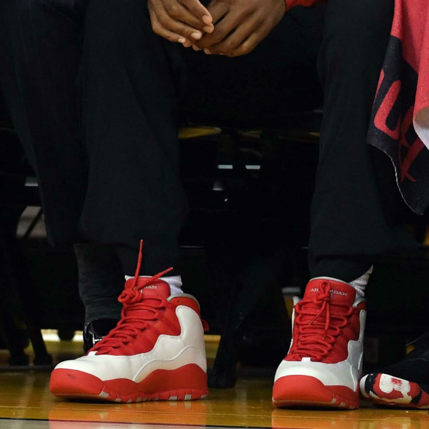 jordan 10 steel on feet