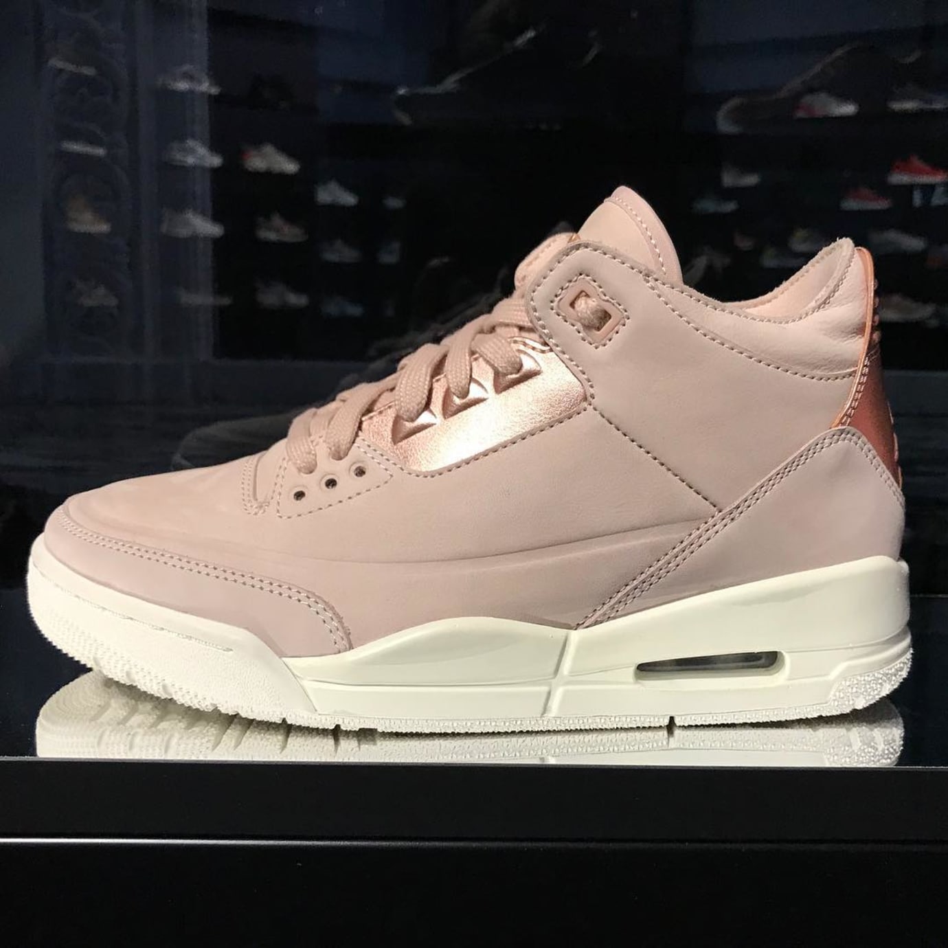 Pink rose gold jordans 2025