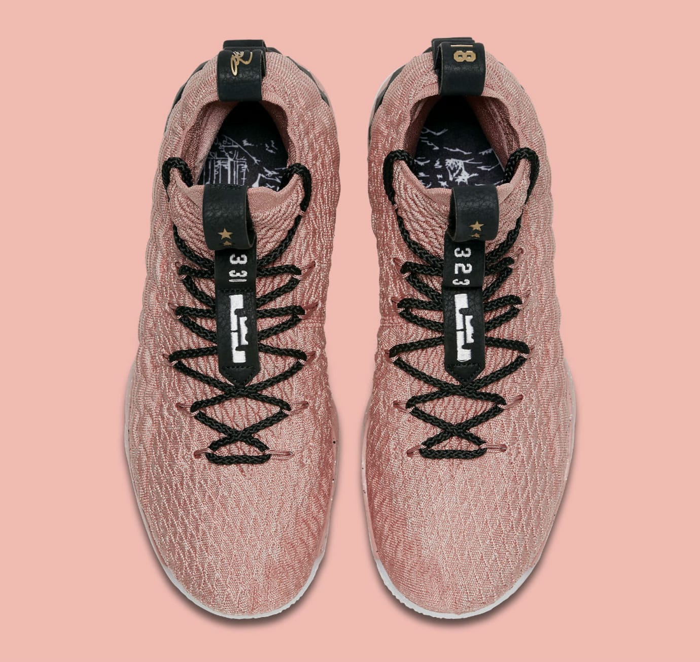 lebron 15 pink and gold